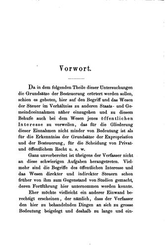 Cover for Die Steuer und das öffentliche Interesse.