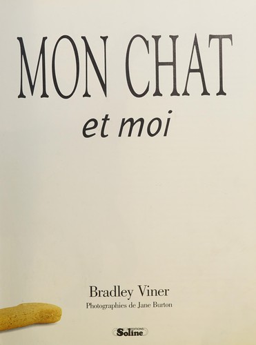 Cover for Mon chat et moi