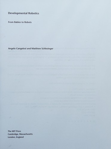 Cover for Developmental Robotics