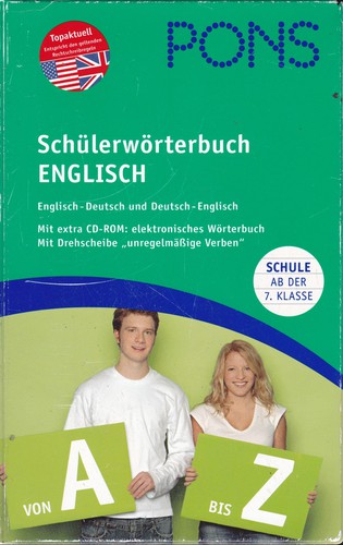 Cover for PONS Schülerwörterbuch