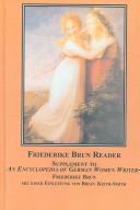 Cover for Friederike Brun Reader