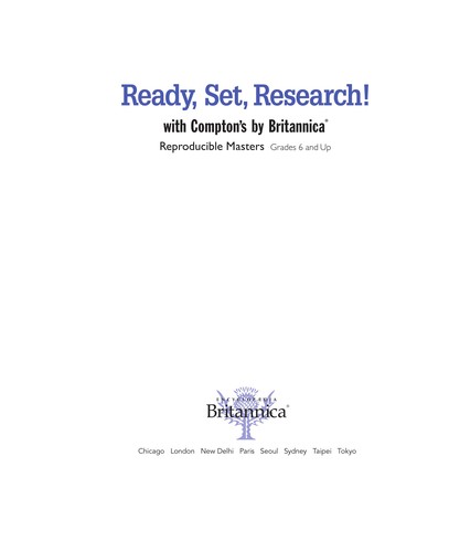 Cover for Ready, Set, Research!