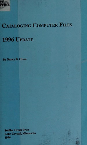 Cover for 1996 Update to Cataloging Computer Files
