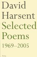 Cover for Selected poems, 1969-2005