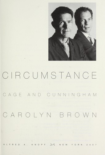 Cover for Chance and circumstance
