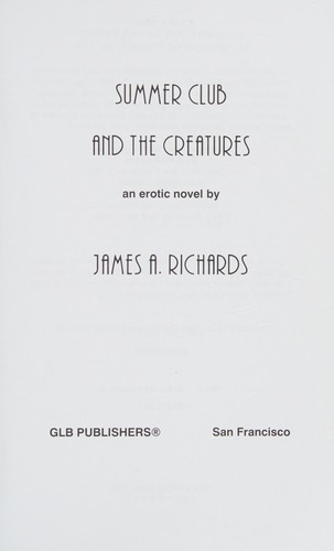 Cover for Summer Club and the Creatures