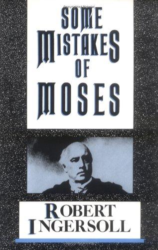 Cover for Some mistakes of Moses