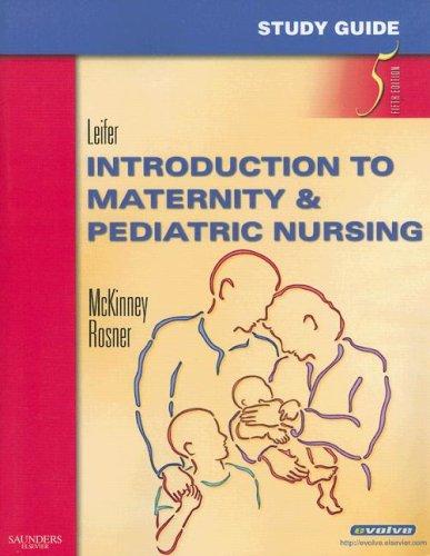 Cover for Study Guide for Introduction to Maternity & Pediatric Nursing