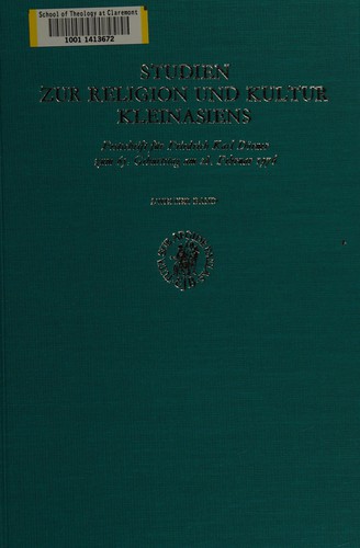 Cover for Studien zur Religion und Kultur Kleinasiens