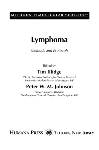 Cover for Lymphoma