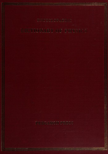 Cover for Encyclopaedic dictionary of physics