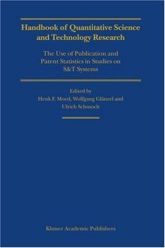 Cover for Handbook of Quantitative Science and Technology Research