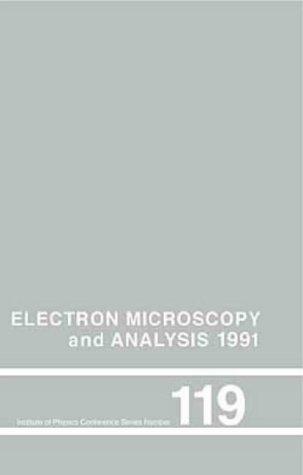 Cover for Electron Microscopy and Analysis, 1991