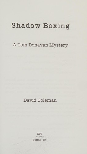 Cover for Shadow boxing