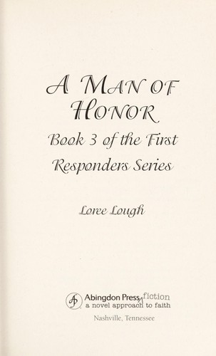 Cover for A man of honor