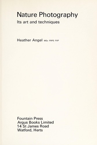 Cover for Nature Photography