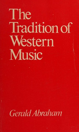 Cover for The tradition of western music