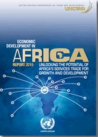 Cover for Economic development in Africa report 2015 : unlocking the potential of africa's services trade for growth and development