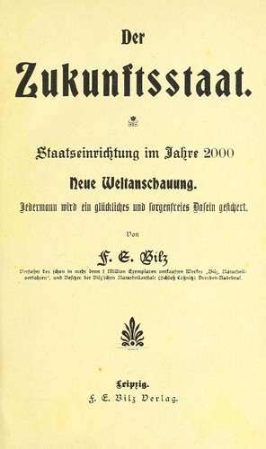 Cover for Der Zukunftsstaat