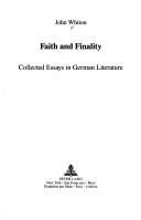 Cover for Faith and finality