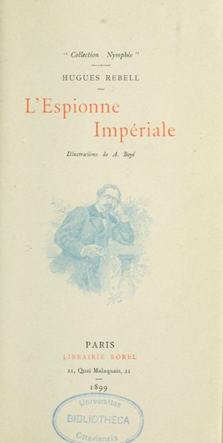 Cover for L'Espionne impériale