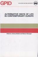 Cover for Alternative ways of life in contemporary Europe