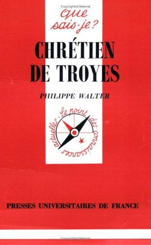Cover for Chretien De Troyes