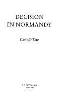 Cover for Decision in Normandy