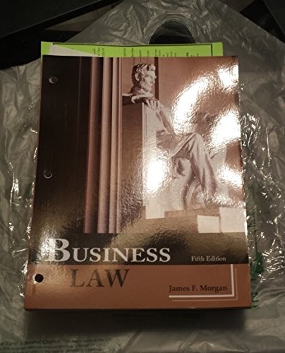 Cover for BUSINESS LAW  >CUSTOM<