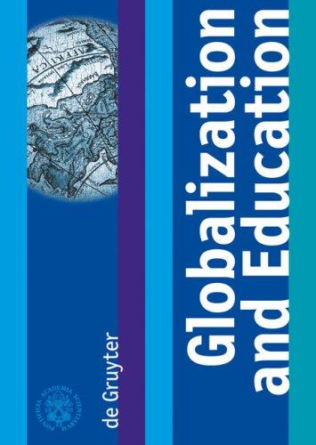 Cover for Globalization and Education