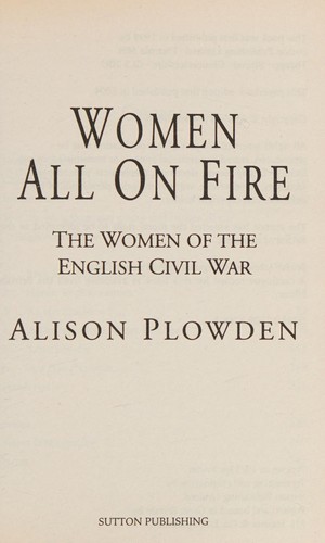 Cover for Women All on Fire
