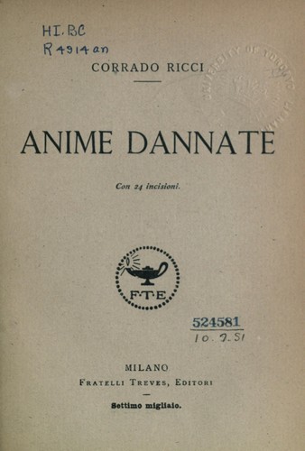 Cover for Anime dannate