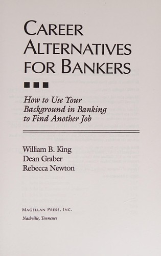 Cover for Career alternatives for bankers