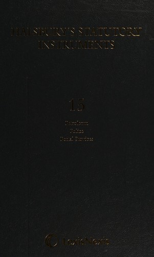 Cover for Halsbury's Statutory Instruments
