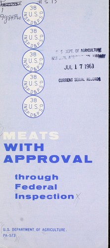 Cover for Meats with approval through federal inspection