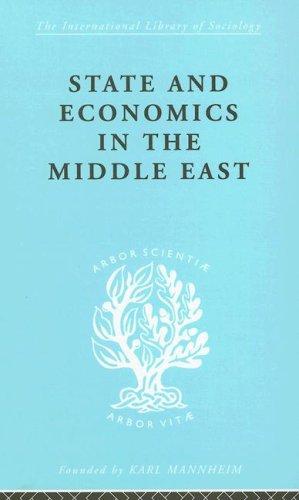 Cover for State and Economics in the Middle East: International Library of Sociology E