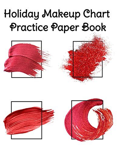 Cover for Holiday Makeup Chart Practice Paper Book
