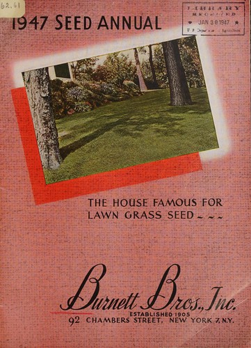 Cover for 1947 seed annual