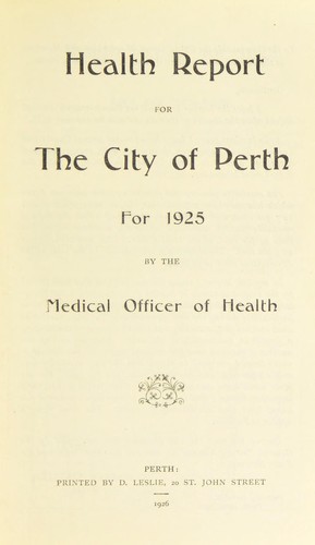 Cover for [Report 1925]