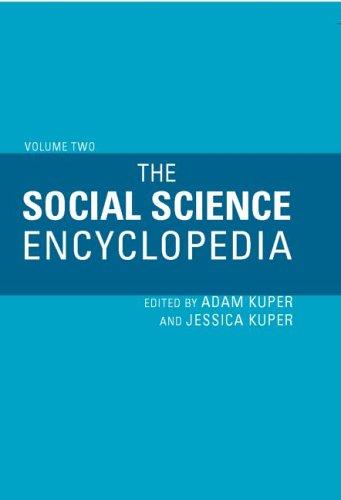 Cover for The social science encyclopedia