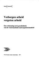 Cover for Verborgen arbeid, vergeten arbeid