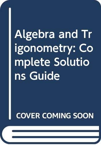 Cover for Algebra and Trigonometry
