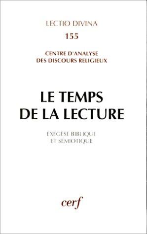 Cover for Le temps de la lecture