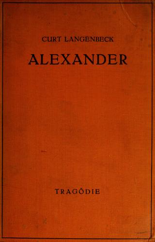 Cover for Alexander