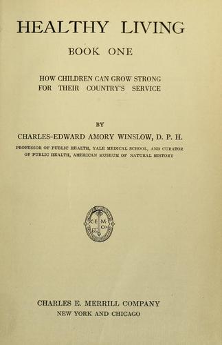 Cover for Healthy living