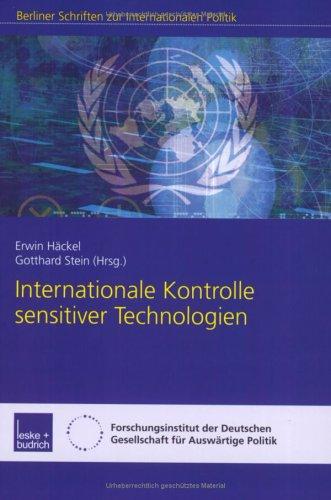 Cover for Internationale Kontrolle sensitiver Technologien