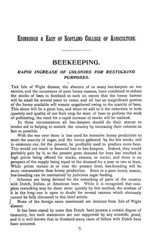 Cover for Beekeeping