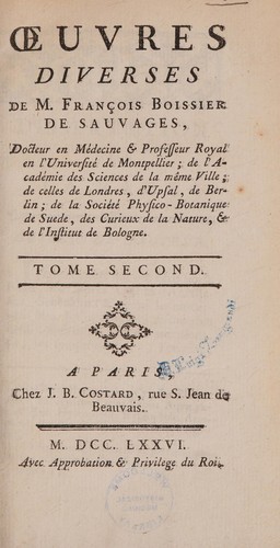 Cover for Oeuvres diverses