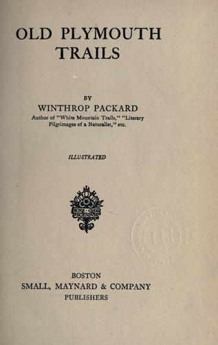 Cover for Old Plymouth trails