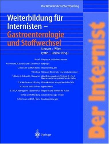 Cover for Weiterbildung für Internisten - Gastroenterologie und Stoffwechsel. Ihre Basis für die Facharztprüfung